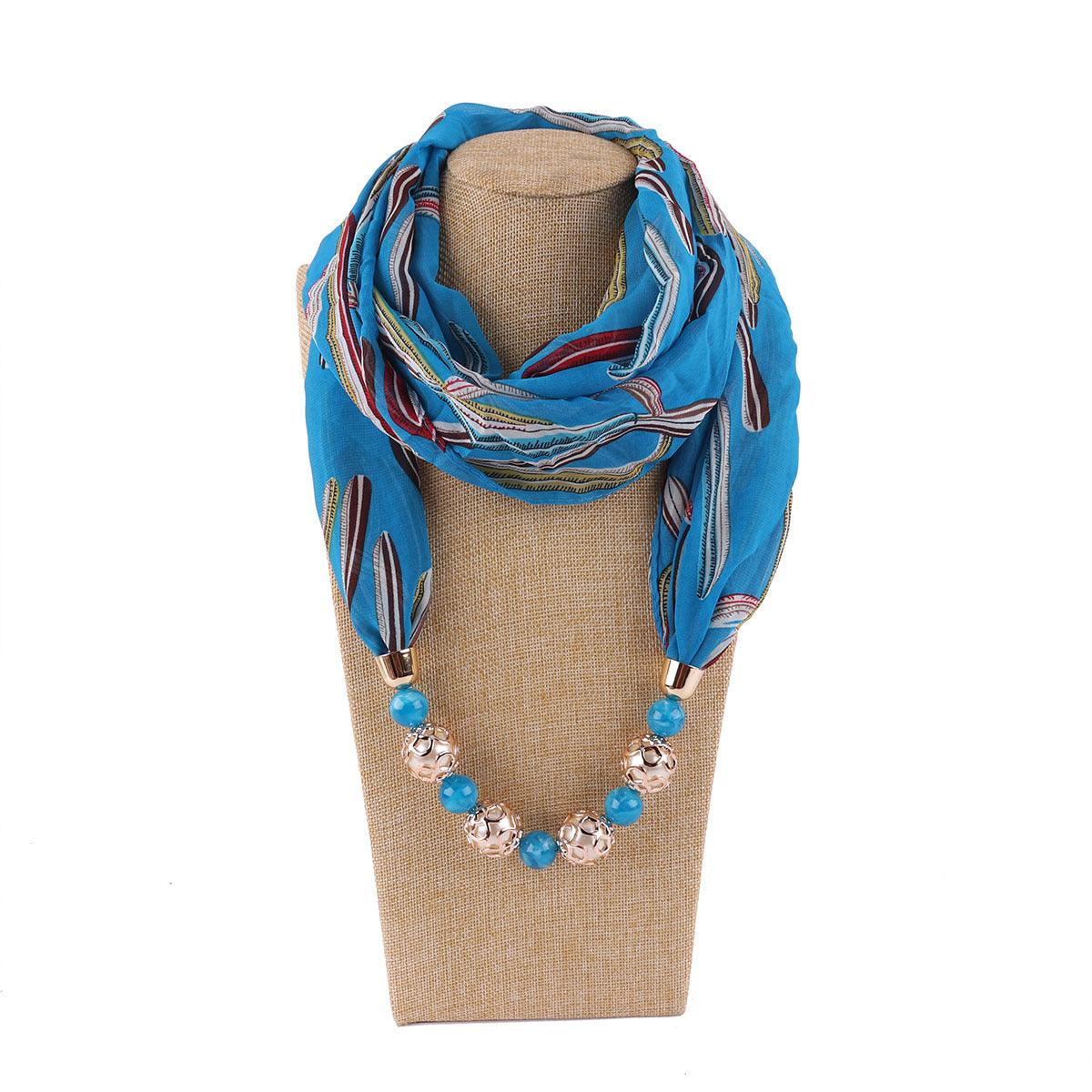 Chiffon scarf spring and summer Necklace - melvincucci