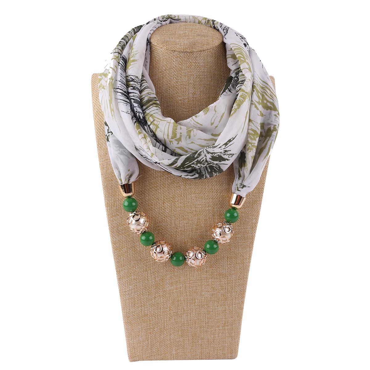 Chiffon scarf spring and summer Necklace - melvincucci