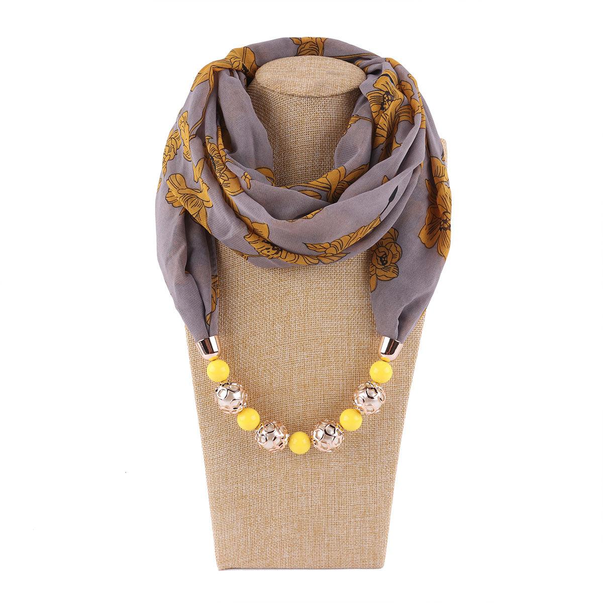 Chiffon scarf spring and summer Necklace - melvincucci