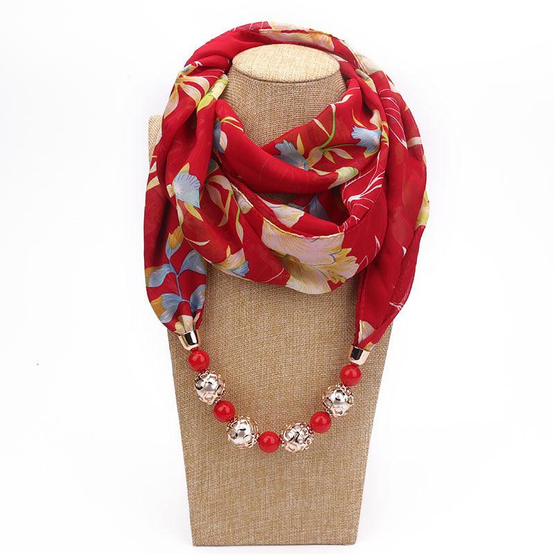 Chiffon scarf spring and summer Necklace - melvincucci