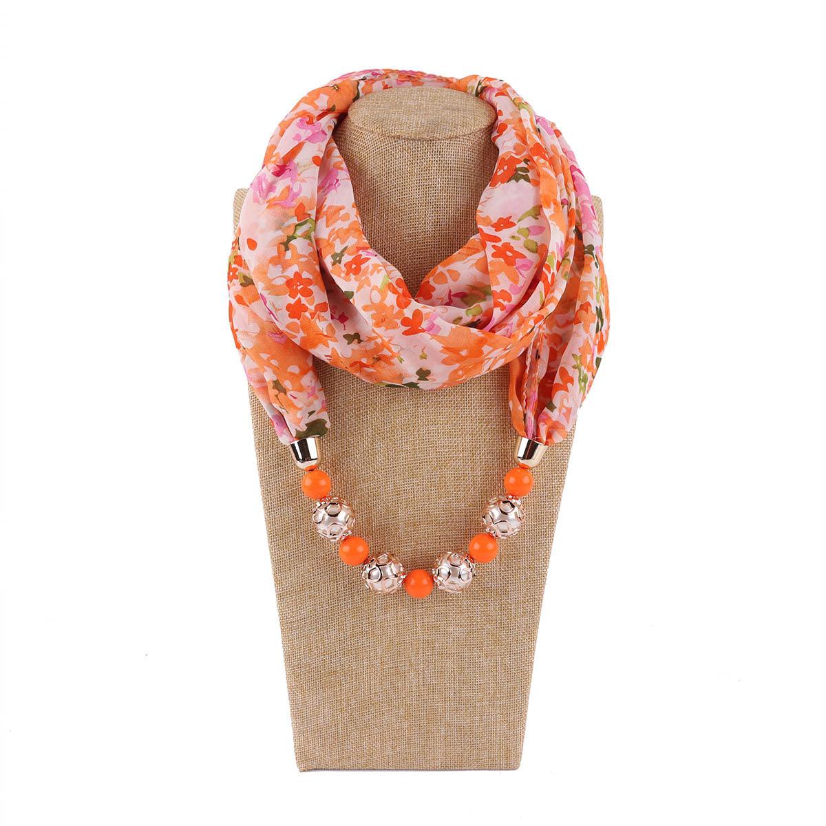 Chiffon scarf spring and summer Necklace - melvincucci
