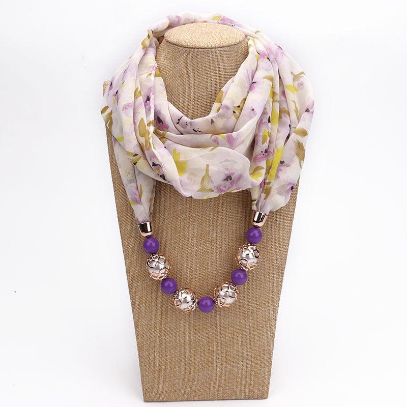 Chiffon scarf spring and summer Necklace - melvincucci