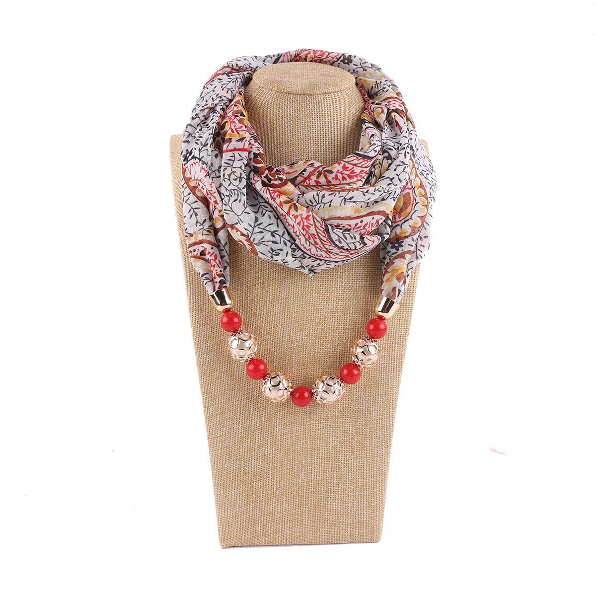 Chiffon scarf spring and summer Necklace - melvincucci