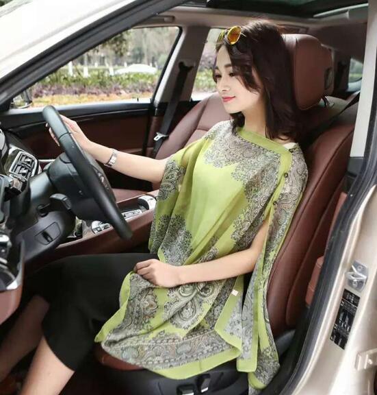 Chiffon Scarf Women Beachwear Poncho Tunic Shawl - melvincucci