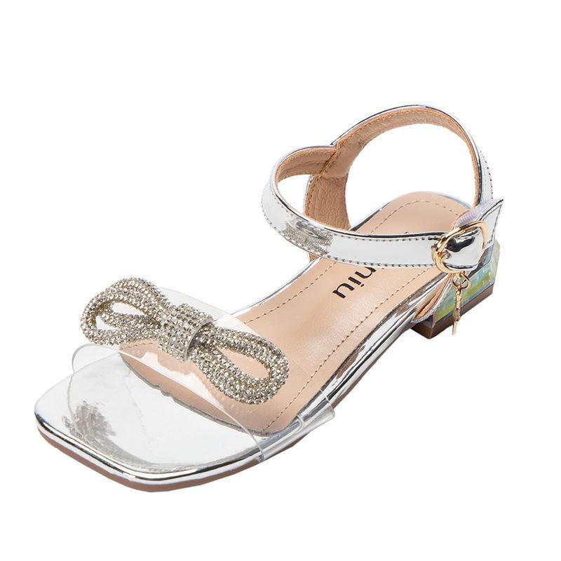 Children's Fashion High-heeled Beach Shoes Big Kids Princess Shoes - melvincucci