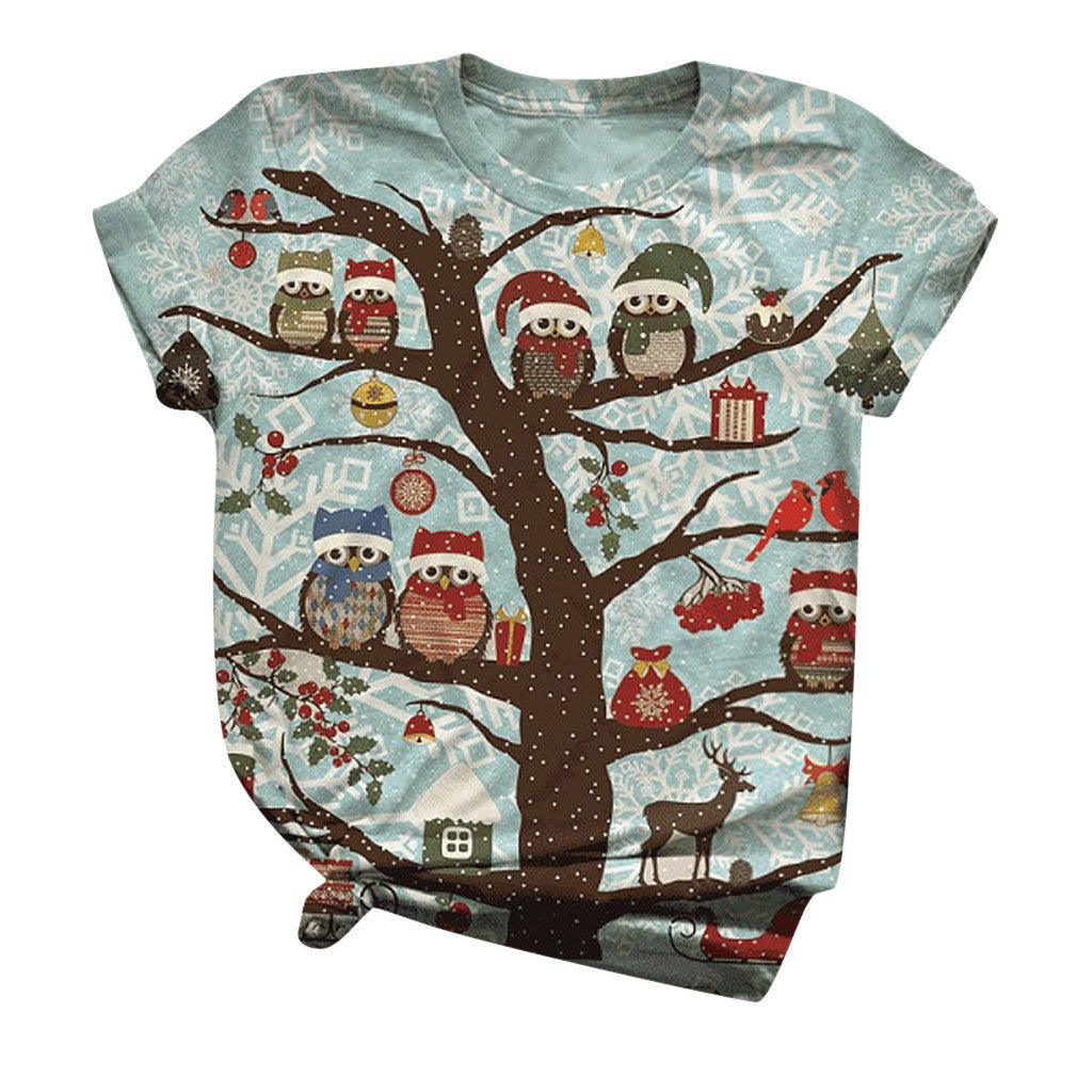 Christmas costume snowman elk t-shirt Christmas t-shirt for men and women - melvincucci