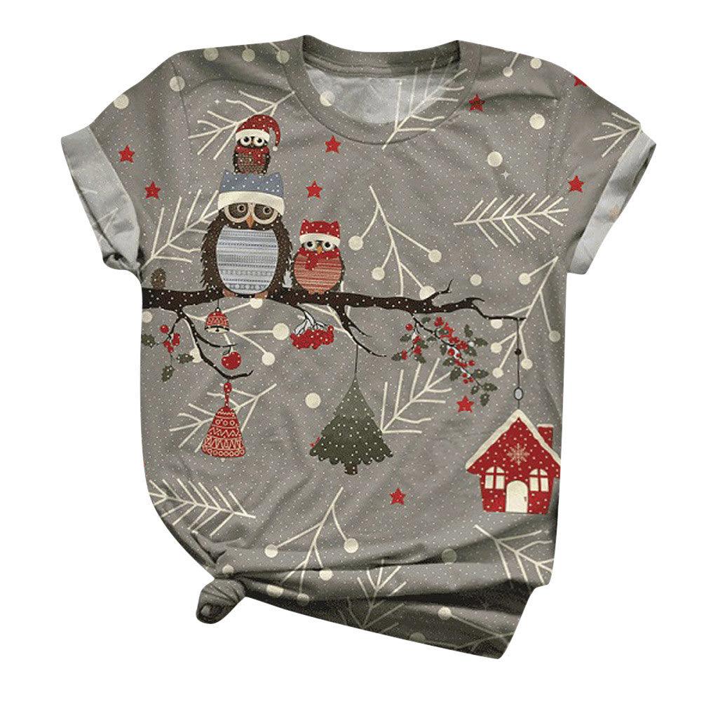 Christmas costume snowman elk t-shirt Christmas t-shirt for men and women - melvincucci