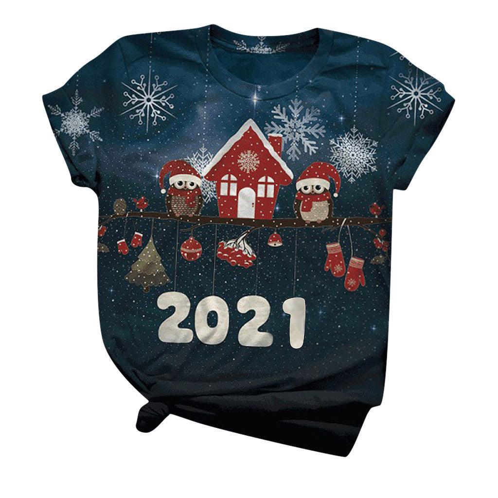 Christmas costume snowman elk t-shirt Christmas t-shirt for men and women - melvincucci