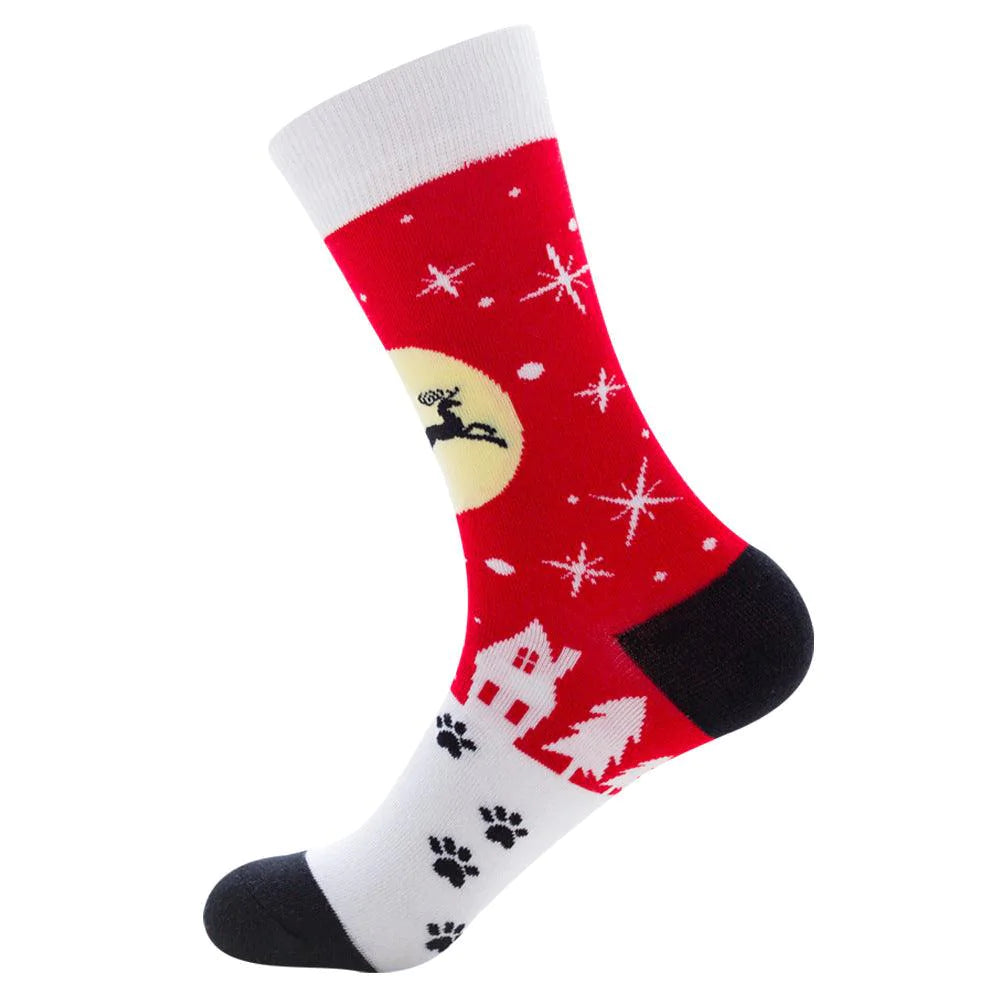 Christmas Socks Santa Claus Elk Socks Men - melvincucci