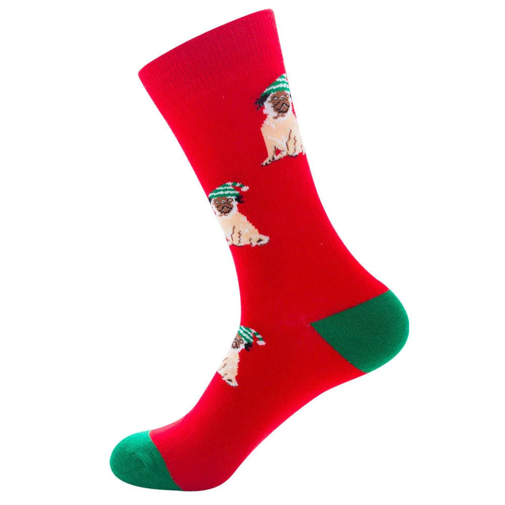 Christmas Socks Santa Claus Elk Socks Men - melvincucci