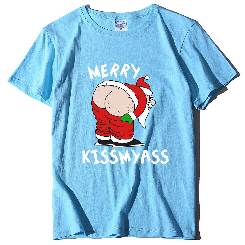 Christmas Women T-Shirt Funny Santa Unisex - melvincucci