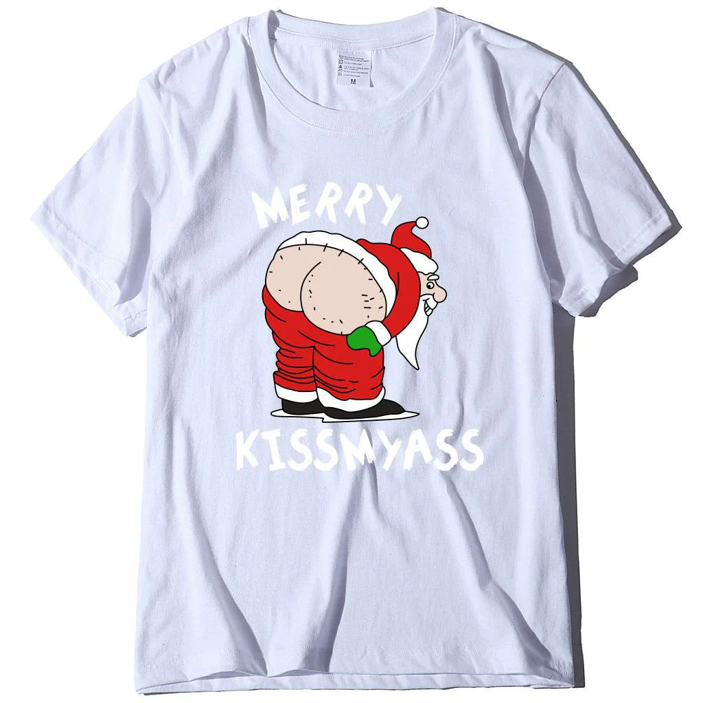 Christmas Women T-Shirt Funny Santa Unisex - melvincucci