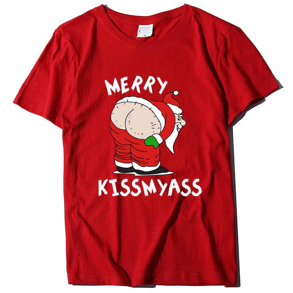 Christmas Women T-Shirt Funny Santa Unisex - melvincucci