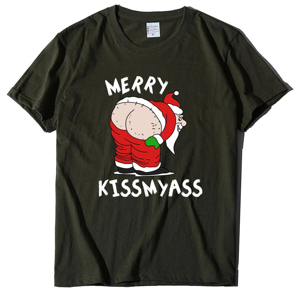 Christmas Women T-Shirt Funny Santa Unisex - melvincucci