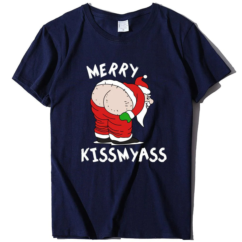 Christmas Women T-Shirt Funny Santa Unisex - melvincucci