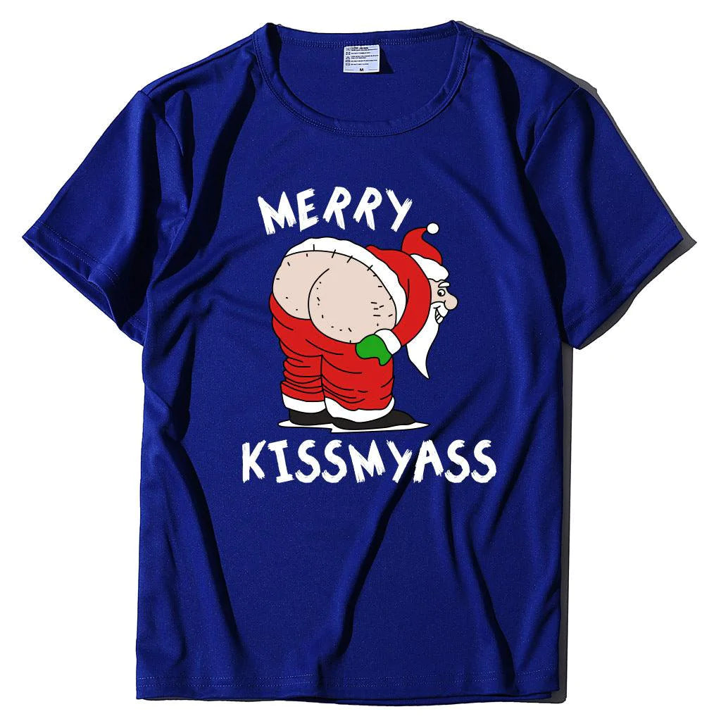 Christmas Women T-Shirt Funny Santa Unisex - melvincucci