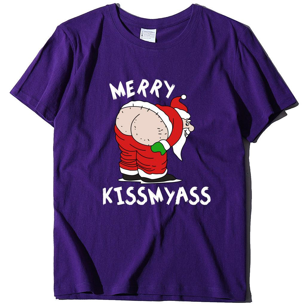Christmas Women T-Shirt Funny Santa Unisex - melvincucci
