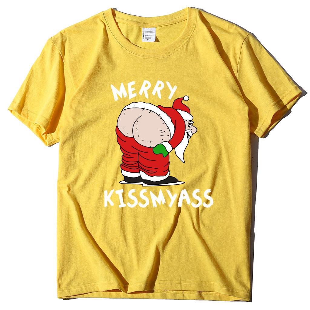 Christmas Women T-Shirt Funny Santa Unisex - melvincucci