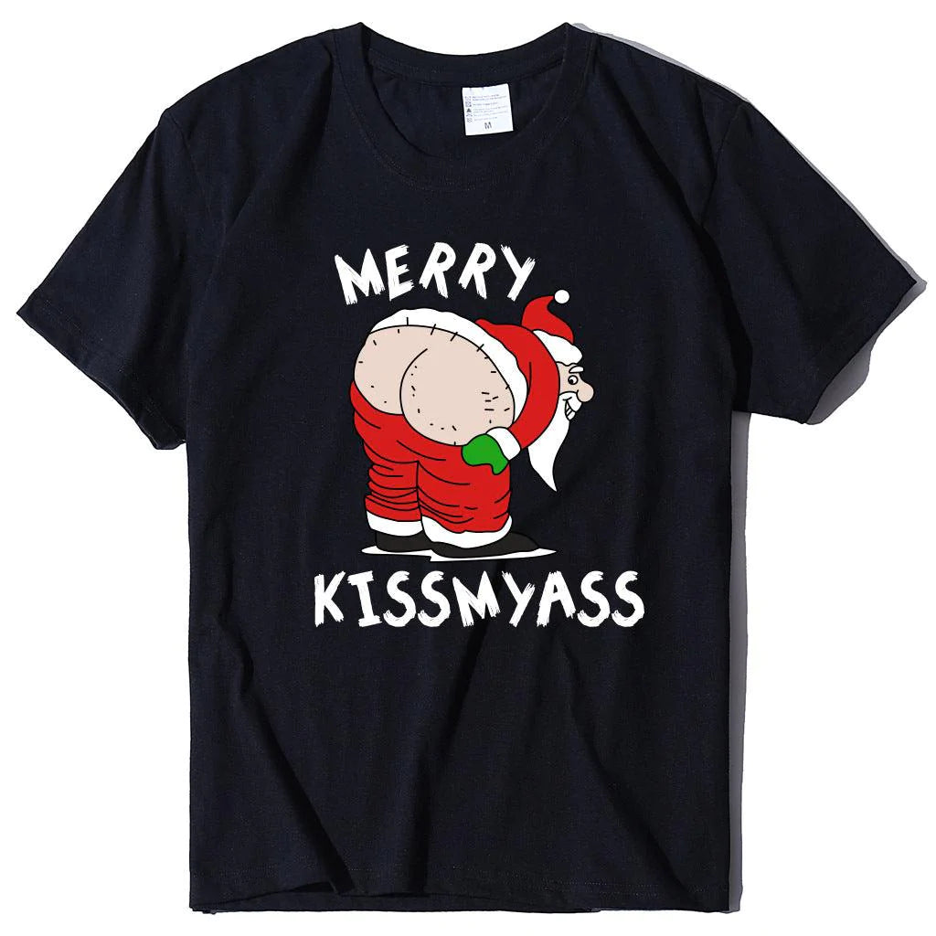 Christmas Women T-Shirt Funny Santa Unisex - melvincucci
