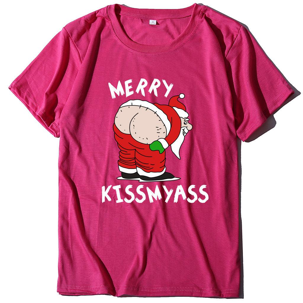 Christmas Women T-Shirt Funny Santa Unisex - melvincucci
