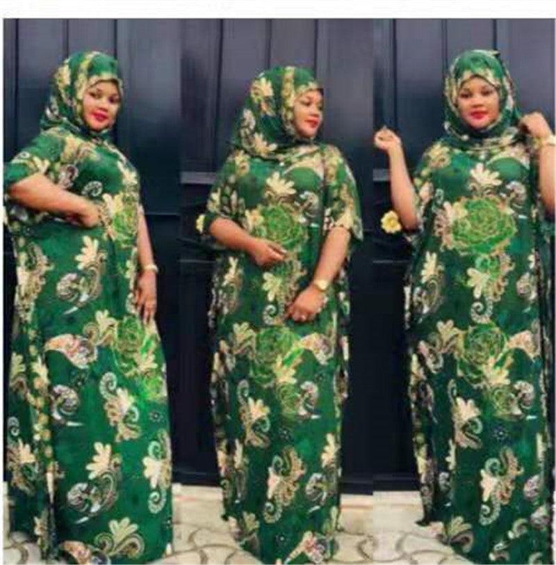 Classic African Clothing Loose Plus Size Dress - melvincucci