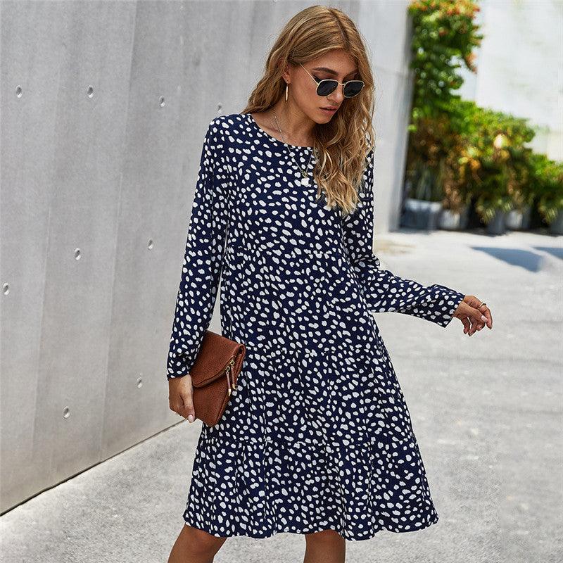 Classic Printed Dress Women - melvincucci