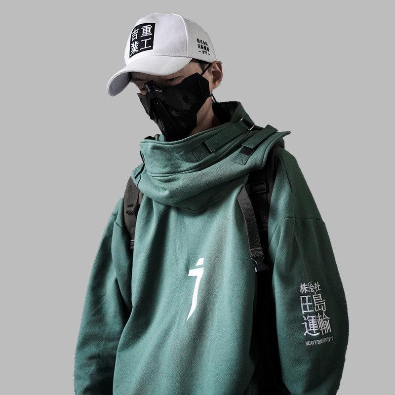Co., Ltd. Tops Function Tooling Loose Hooded Sweatshirt - melvincucci