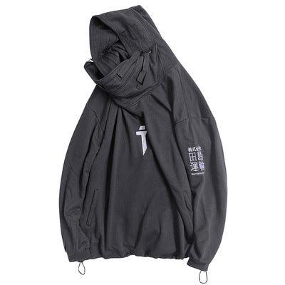 Co., Ltd. Tops Function Tooling Loose Hooded Sweatshirt - melvincucci