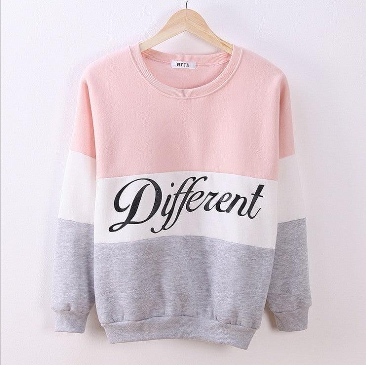 Colorblock Alphabet Sweatshirt - melvincucci