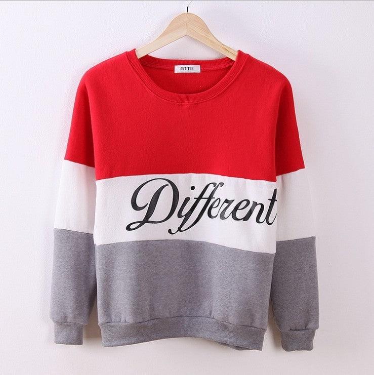 Colorblock Alphabet Sweatshirt - melvincucci