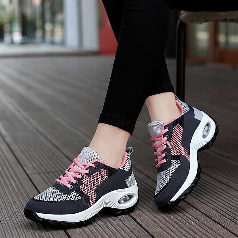 Comfortable Flying Woven And Breathable Single Shoe Air Cushion Increased - melvincucci