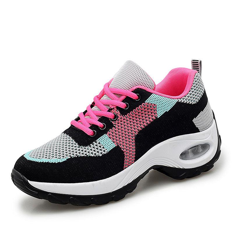 Comfortable Flying Woven And Breathable Single Shoe Air Cushion Increased - melvincucci