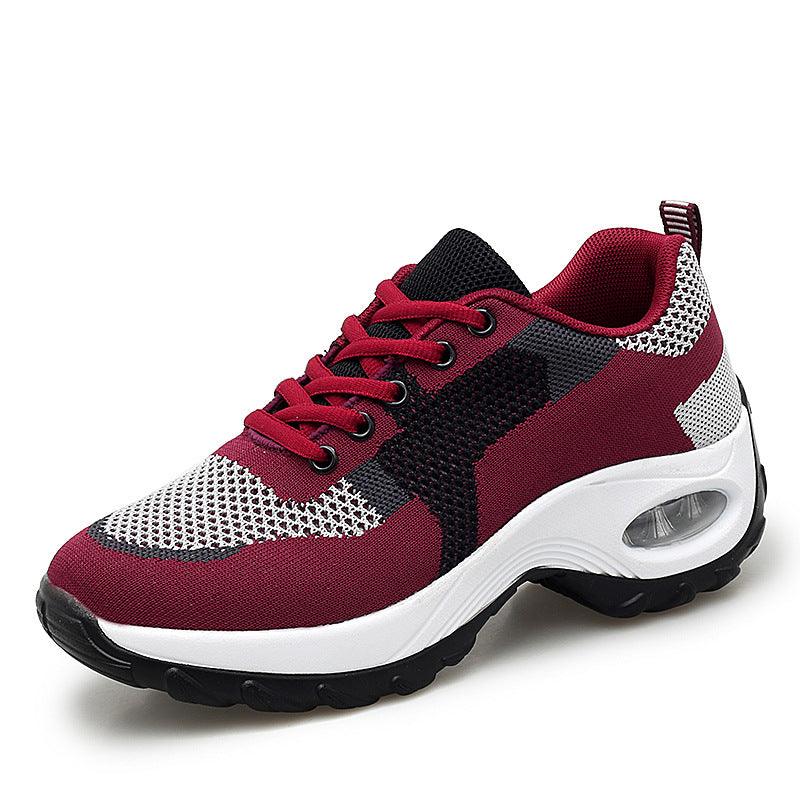 Comfortable Flying Woven And Breathable Single Shoe Air Cushion Increased - melvincucci
