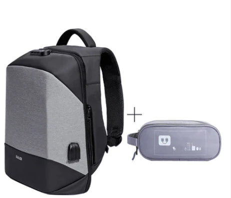 Computer Backpack Men And Women Business Travel Bag 17 Inch Trend Anti-theft Shoulder Bag - melvincucci