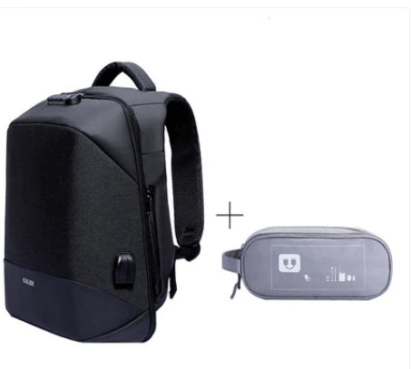 Computer Backpack Men And Women Business Travel Bag 17 Inch Trend Anti-theft Shoulder Bag - melvincucci