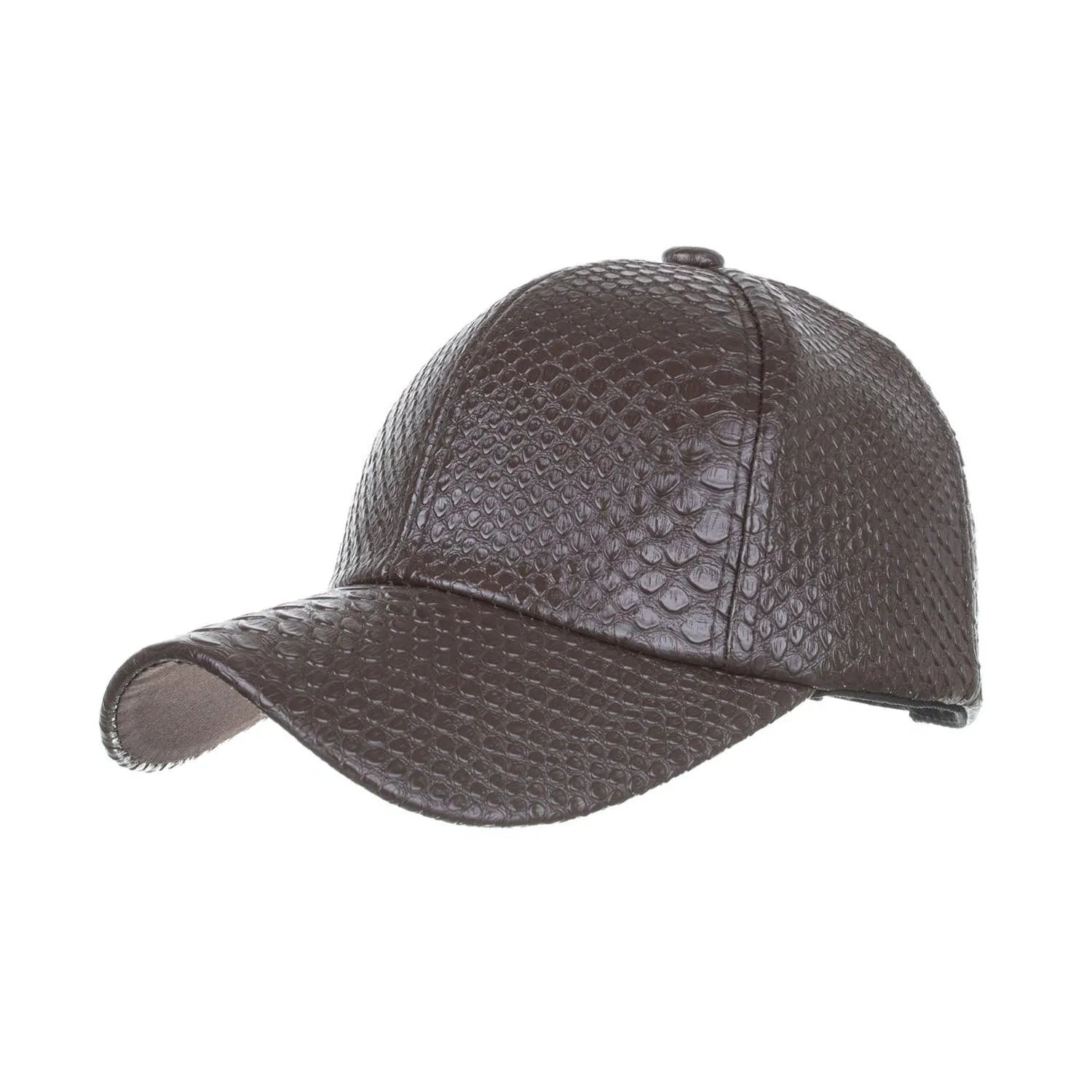 Cool!new fashion PU black Baseball Cap women Hats For men fall Leather cap Trucker cap casquette snapback winter for women - melvincucci