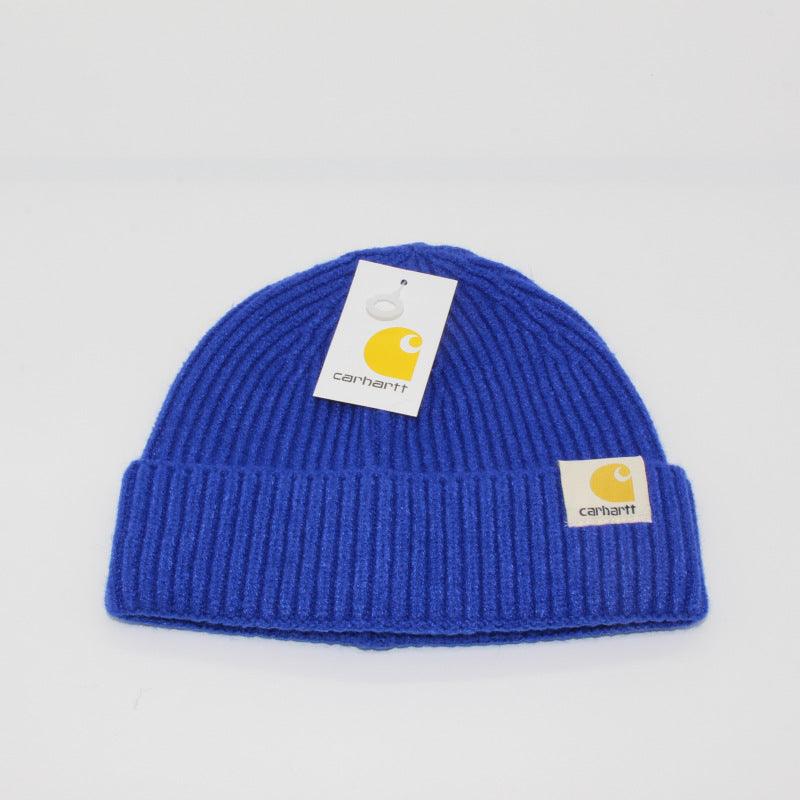Core-spun yarn melon leather hat men and women cold hat - melvincucci