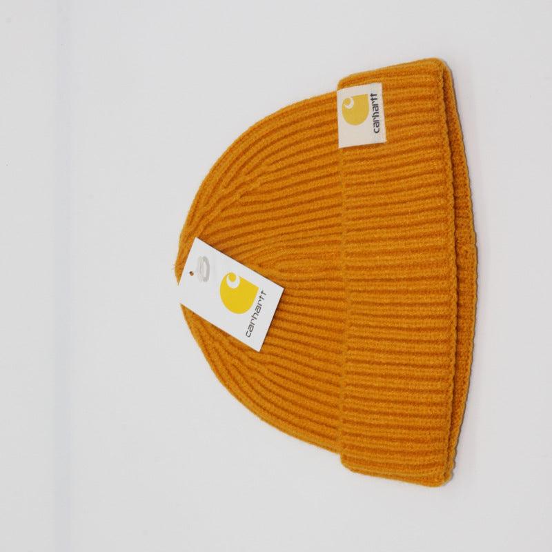 Core-spun yarn melon leather hat men and women cold hat - melvincucci