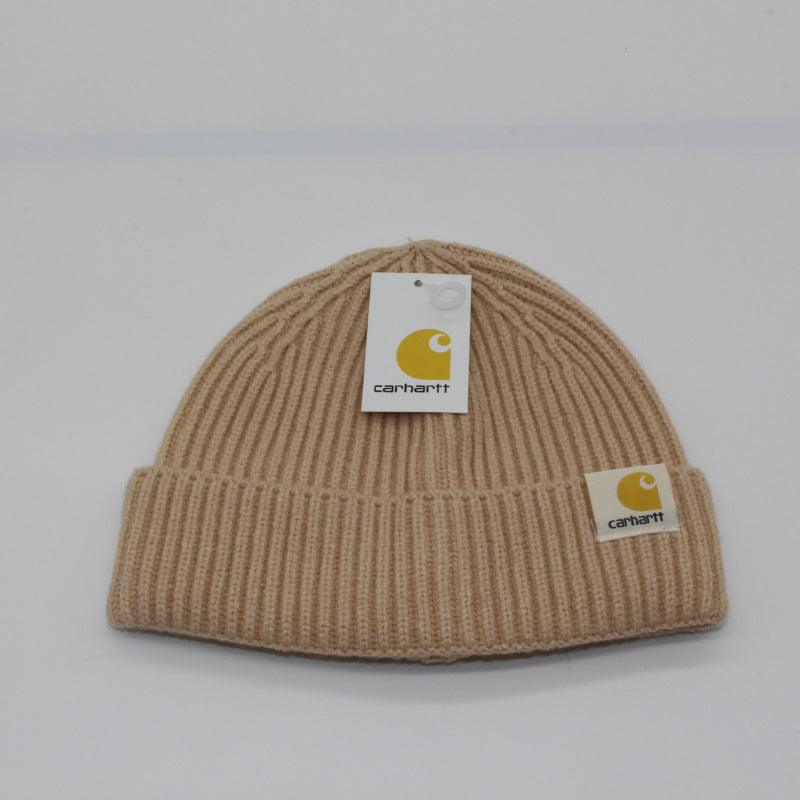 Core-spun yarn melon leather hat men and women cold hat - melvincucci