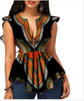 Cotton African Women's Blouse African Big Good J - melvincucci
