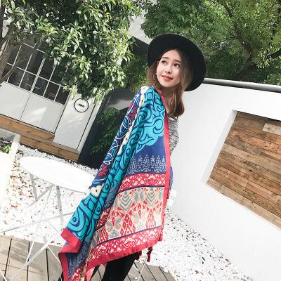Cotton and linen scarf - melvincucci