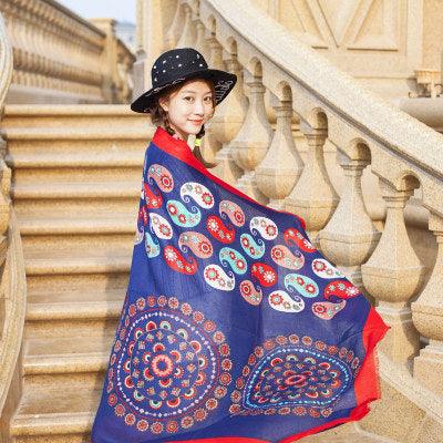 Cotton and linen scarf - melvincucci