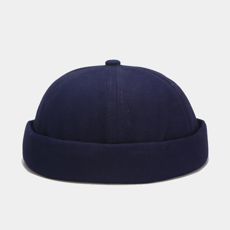 Cotton Retro Solid Color Light Board Landlord Hat Men - melvincucci