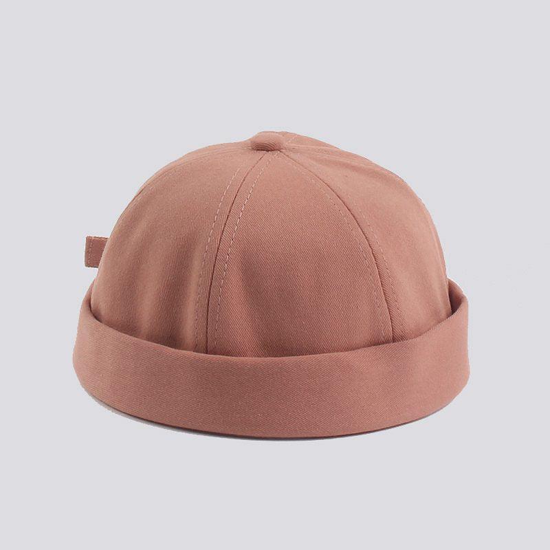 Cotton Retro Solid Color Light Board Landlord Hat Men - melvincucci
