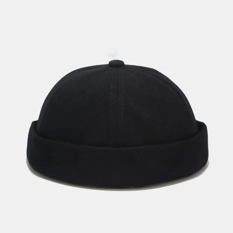 Cotton Retro Solid Color Light Board Landlord Hat Men - melvincucci