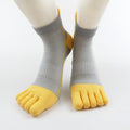 Cotton Toe Socks Men Boy To Protect Ankle Socks - melvincucci