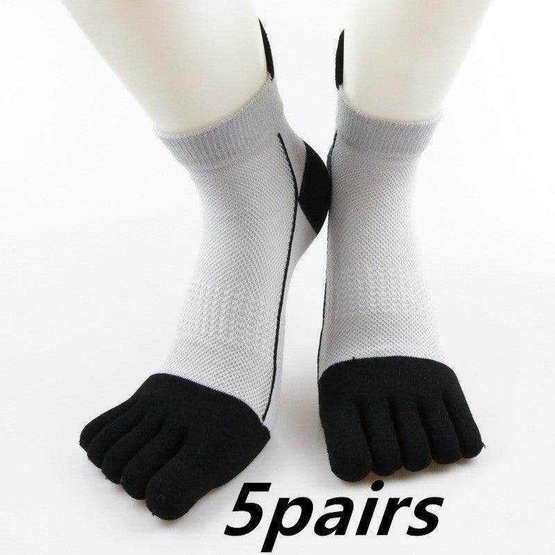 Cotton Toe Socks Men Boy To Protect Ankle Socks - melvincucci