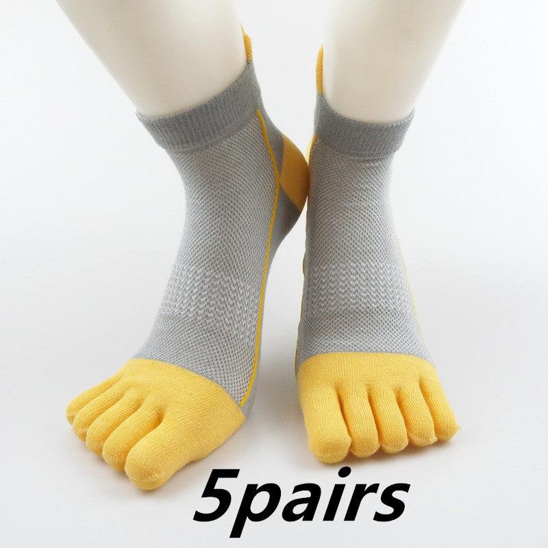 Cotton Toe Socks Men Boy To Protect Ankle Socks - melvincucci