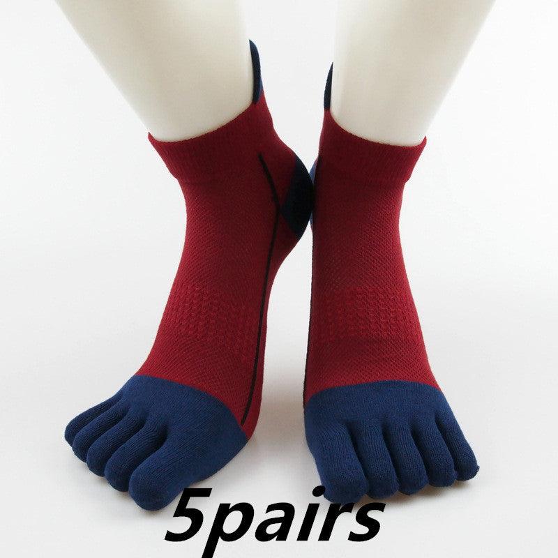Cotton Toe Socks Men Boy To Protect Ankle Socks - melvincucci