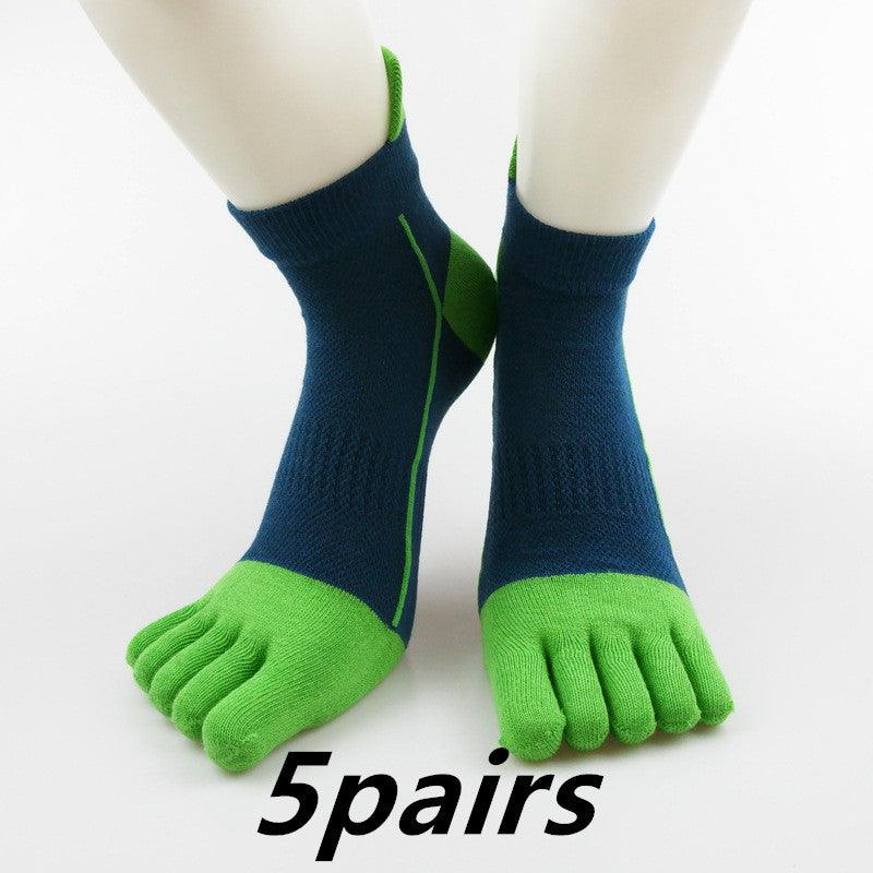 Cotton Toe Socks Men Boy To Protect Ankle Socks - melvincucci